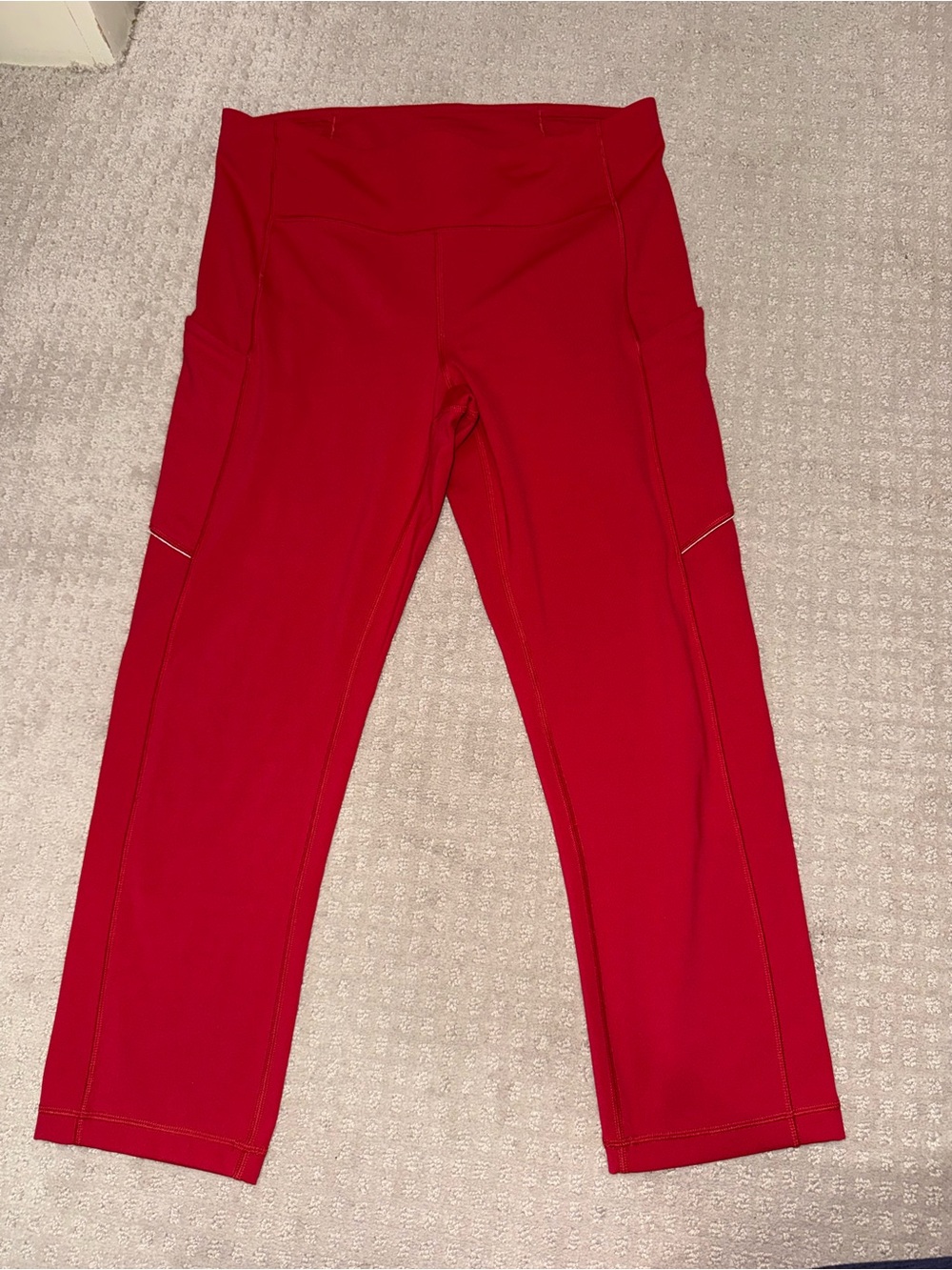 Lululemon Red Leggings
